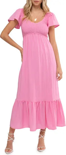 Short Sleeve Midi Dress | Nordstrom Rack