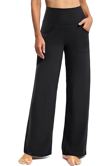 Sarin Mathews Womens Yoga Sweatpants Wide Leg Lounge Pajamas Pants Comfy Drawstring Workout Joggers  | Amazon (US)