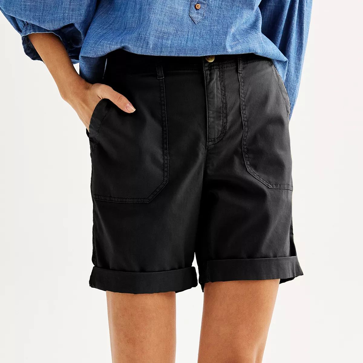 Women's Sonoma Goods For Life® Utility Bermuda Shorts | Kohl's