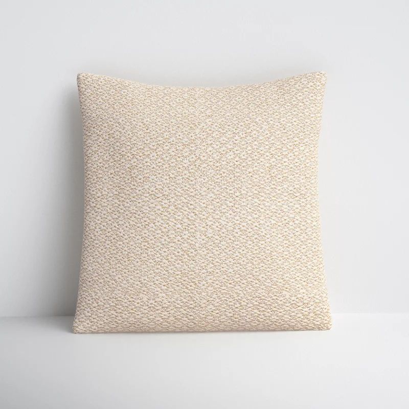 Hemlen Textured Wool Blend Throw Pillow | Wayfair North America