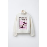 Zara - Knit Skier Jumper Ski Collection In Ecru - 12-13 Years (156 Cm) - Kids | Zara UK