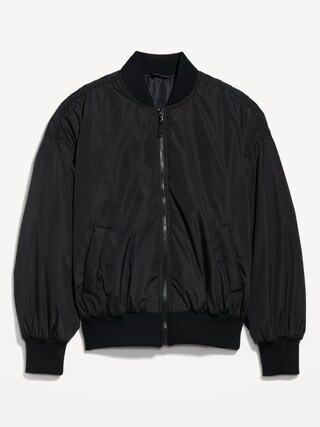 Oversized Bomber Jacket for Women | Old Navy (CA)