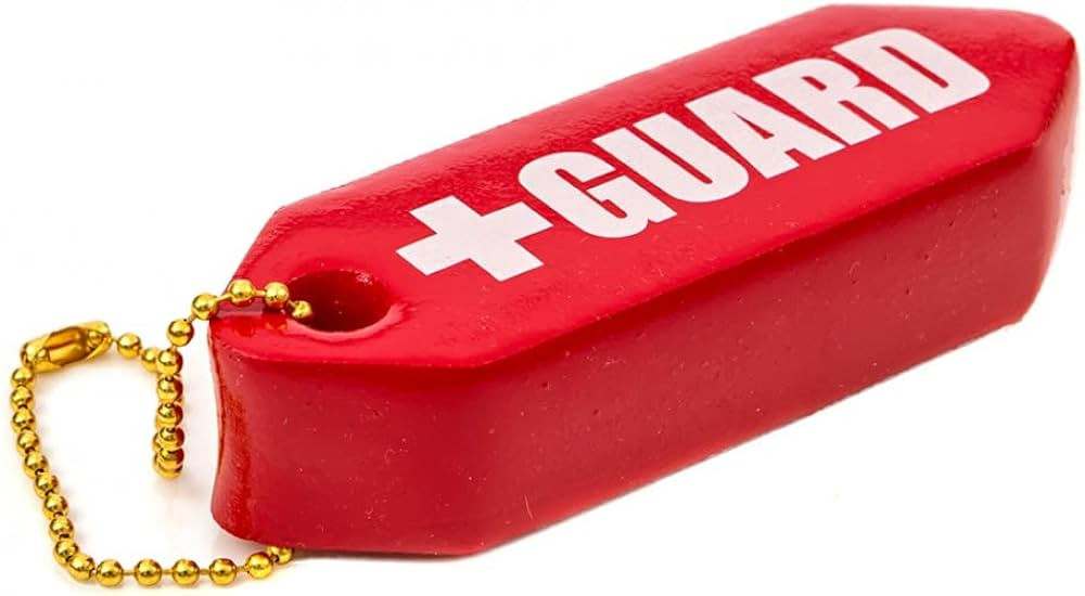 Blarix Rescue Tube Float Keychain For Lifeguards (Red) | Amazon (US)