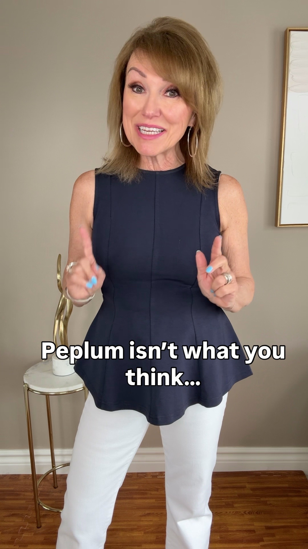 Peplum is one of those style that people either love…or avoid completely.

And usually, it’s because of how it used to look. 

The exaggerated, overly structured peplum from years ago could feel like it added volume in all the wrong places. But today’s versions are much softer and easier to wear.

Here’s how to think about it:

What peplum does well: 
It creates shape without clinging. That’s why it can be some flattering, especially if you prefer not to wear anything fitted through the midsection.

What it Works Best For:
* If you carry weight through your midsection, a subtle peplum can gently skim over that area.
* If you feel a bit “straight” through the waist, it can create the illusion of curves
* If you are fuller through the bust. It can help balance proportions.

What to Look For:
* A subtle flare, not overly structured or dramatic 
* A softer fabric that moves (not stiff or bulky)
* A seam that hits at your natural waist; not too high, not too low
* Clean lines without too much volume at the hips

What to Avoid:
* Very stiff or exaggerated peplums
* Styles that flare out too far
* Anything that feels costume-y, instead of modern

The goal isn’t volume, it’s gentle shape

When done right, peplum is one of the easiest ways to create definition, without feeling tight or uncomfortable.

I’ve curated a collection of my favorite peplum tops this season

#LTKWorkwear #LTKootd #LTKOver40