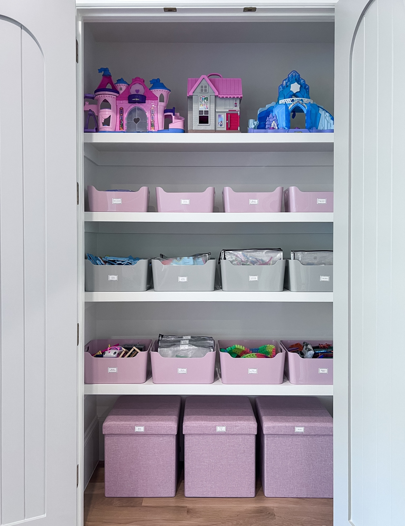 Playroom organization! Mix and match colors and bins to create systems for toys

#LTKHome #LTKFamily #LTKKids