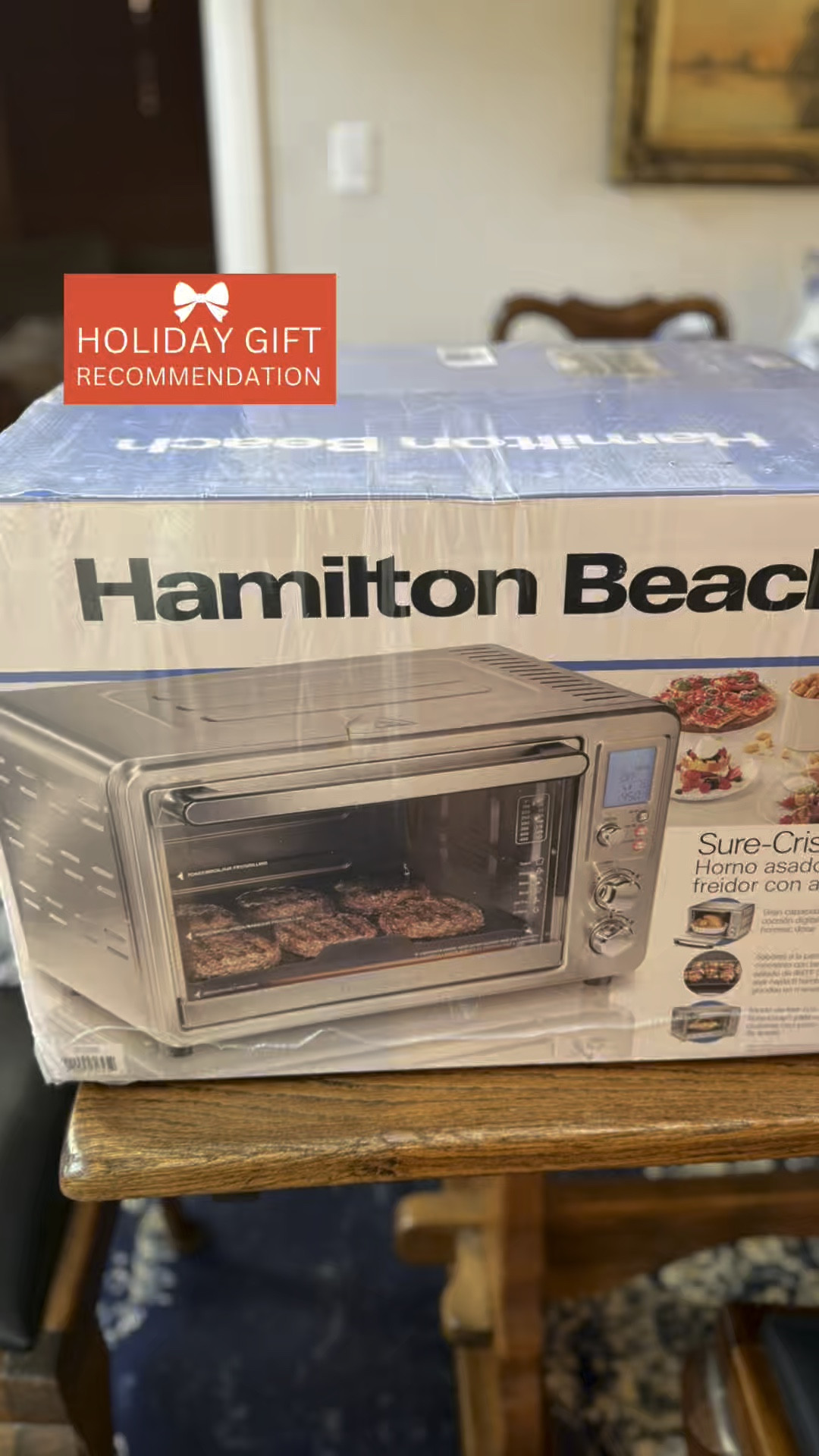This toaster oven does it all! It has 6 digital cooking modes; air fry, grill, bake, broil toast and bake pizza! It’s gorgeous and perfect when you don’t want to turn the big oven all the time. And it’s under $200! 

#LTKHoliday #LTKHome #LTKGiftGuide