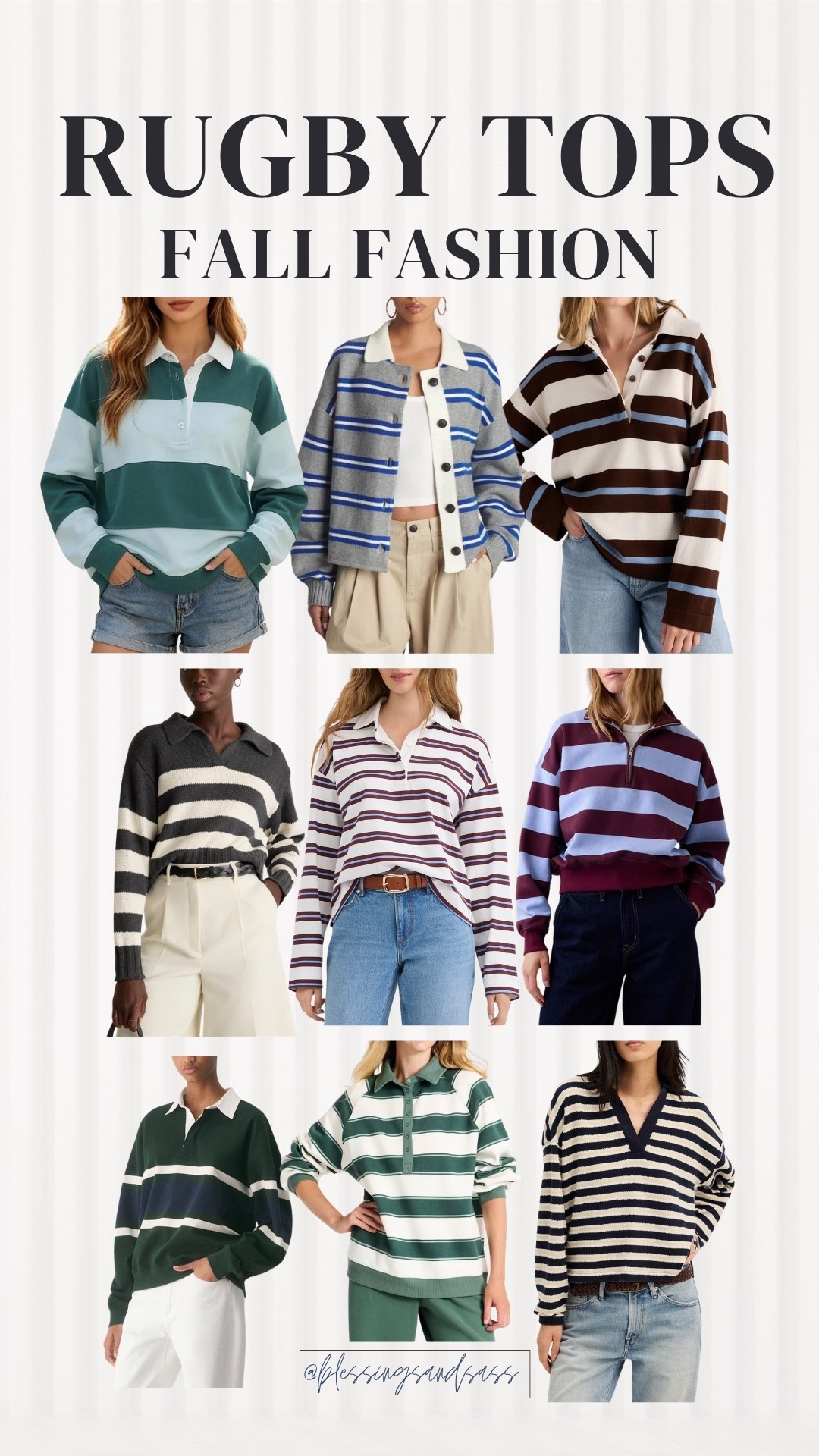 Rugby tops are everywhere for fall! I rounded up some cute striped styles that are perfect for transitioning into the new season.✨

#LTKSeasonal #LTKootd #LTKOver40