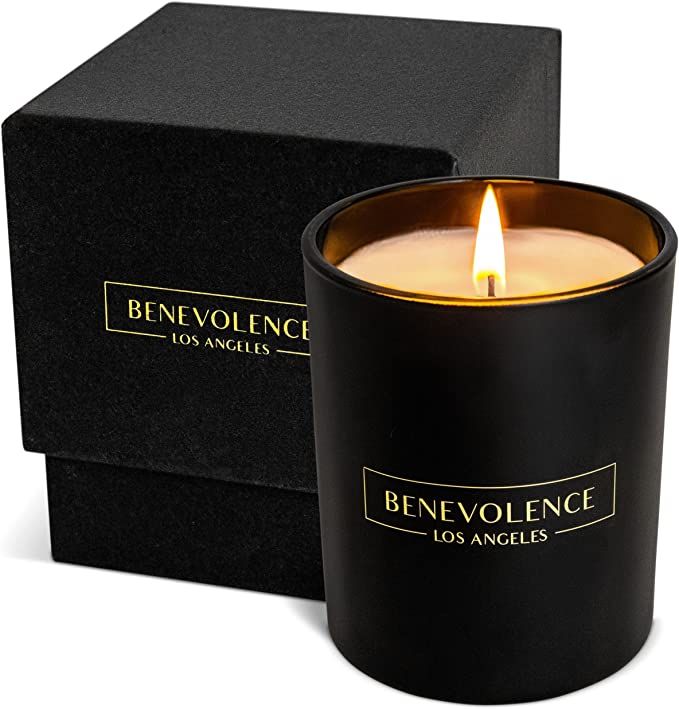 Premium Hand Poured Scented Candles 8 oz | A Beautiful Pairing of Bergamot & Jasmine | 45 Hour Bu... | Amazon (US)