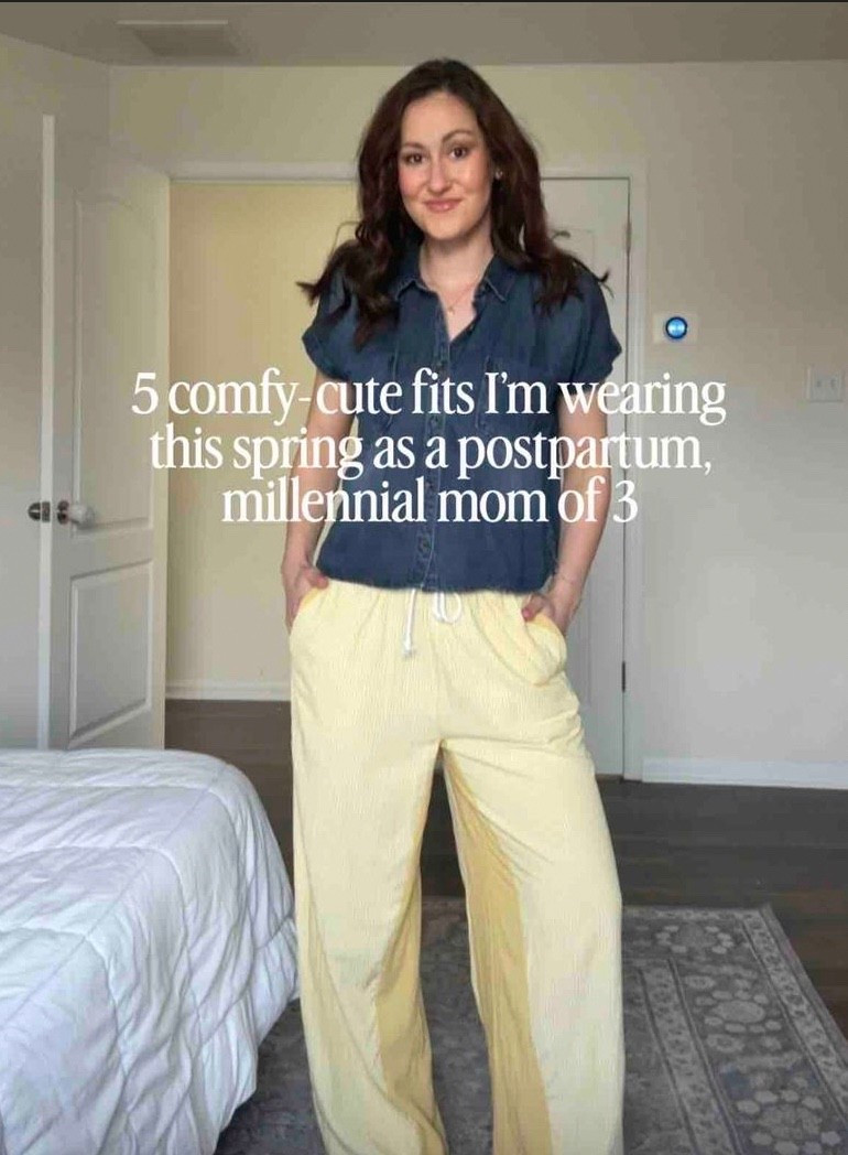 5 COMFY-CUTE mom-friendly fits for spring 

#LTKSeasonal #LTKootd #LTKmomlife