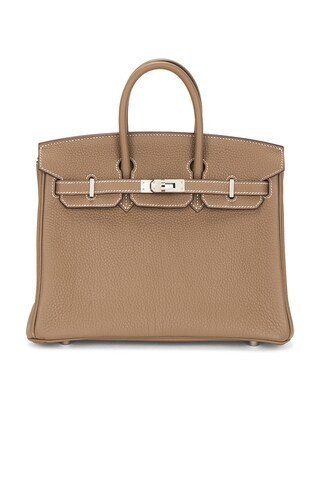 Hermes Togo Birkin 25 Handbag in Taupe | FWRD 