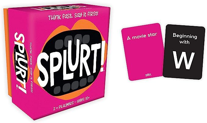 Gamewright - Splurt! - Portable Party Card Game - Think Fast. Say it First! | Amazon (US)