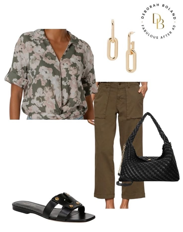 Spring outfits just hit different 🌸 I paired these army green cargo pants with a floral top for that perfect mix of casual and feminine, and honestly… I could live in this combo all season. Comfortable, easy to style, and cute enough for anything from coffee runs to weekend plans 💚

#LTKSeasonal #LTKootd #LTKOver40