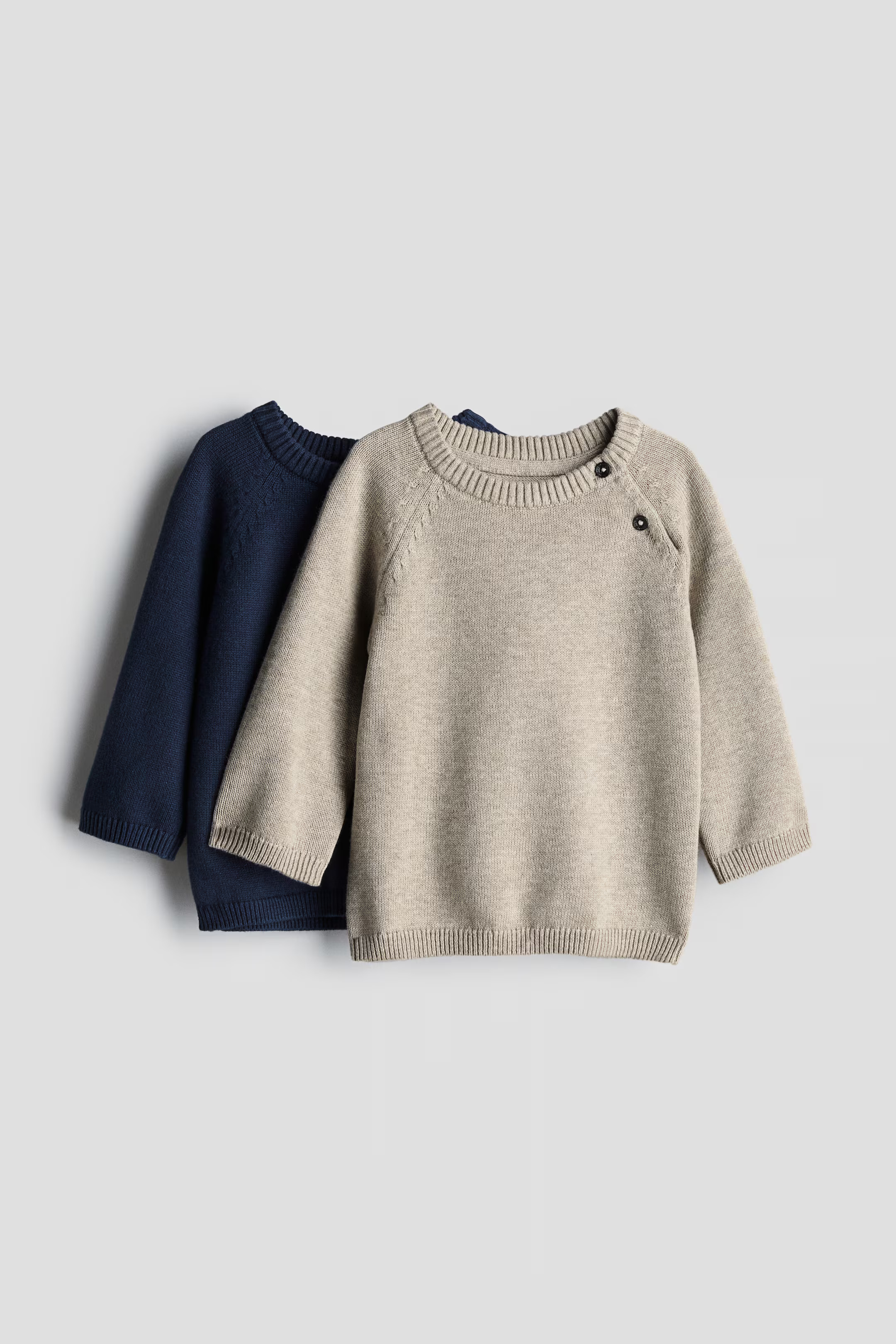2-pack Cotton Knit Sweaters | H&M (US + CA)