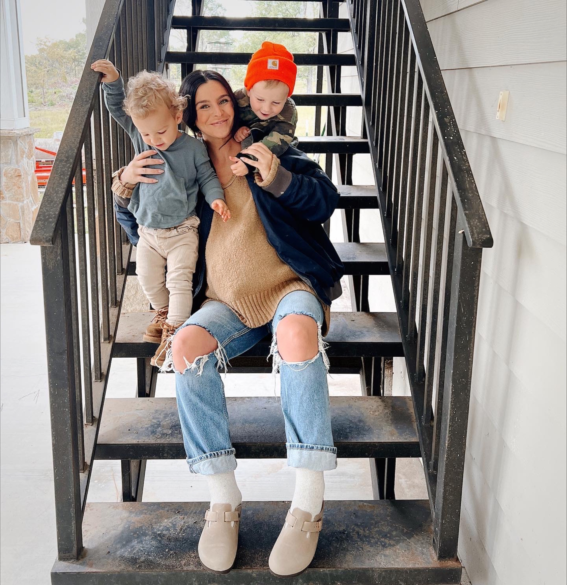 Birkenstock Boston // denim // bump style // third trimester // toddler boy 

#LTKstyletip #LTKbump #LTKfamily