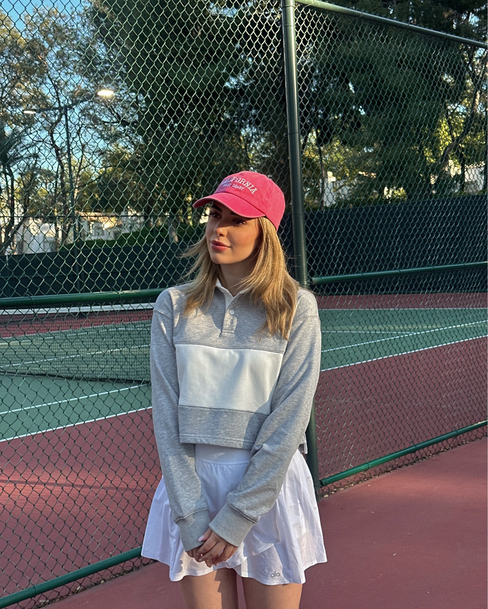 Loving my Alo Tennis Skirt 🎾🤍