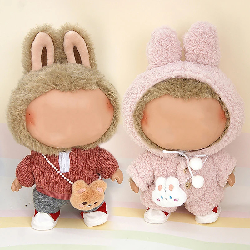 Only Selling Clothes 37cm Labubu Doll Cute Mini Doll Clothes Casual Clothes Outfit Accessories Bl... | AliExpress (US)