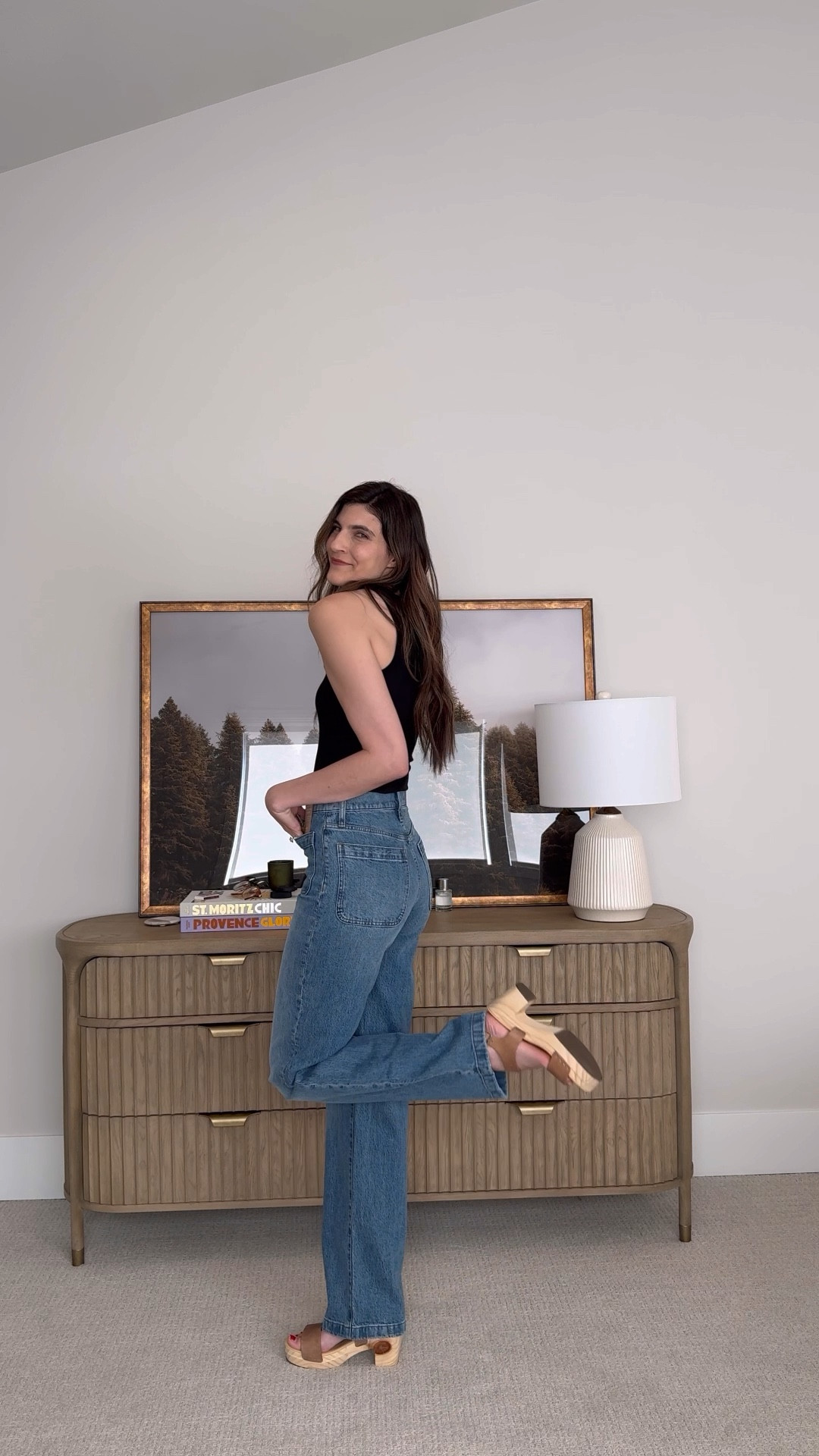 Loving the tall and taller lengths of these wide leg jeans! Wearing my true size (26 tall and taller) 

The talls fit as a cropped denim on me and the taller fit as full length. 

#LTKshoecrush #LTKworkwear #LTKfindsunder100