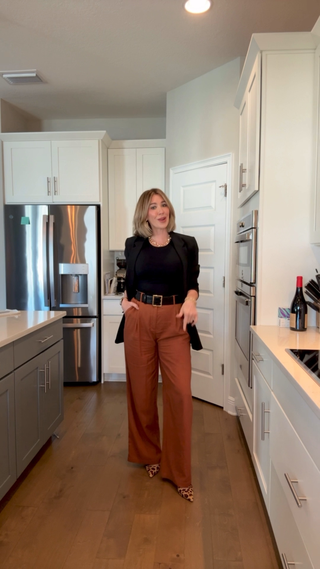 Pants I’m wearing medium in 31” inseam
Wearing a medium in blazer & tank

#LTKWorkwear #LTKStyleTip #LTKFindsUnder50