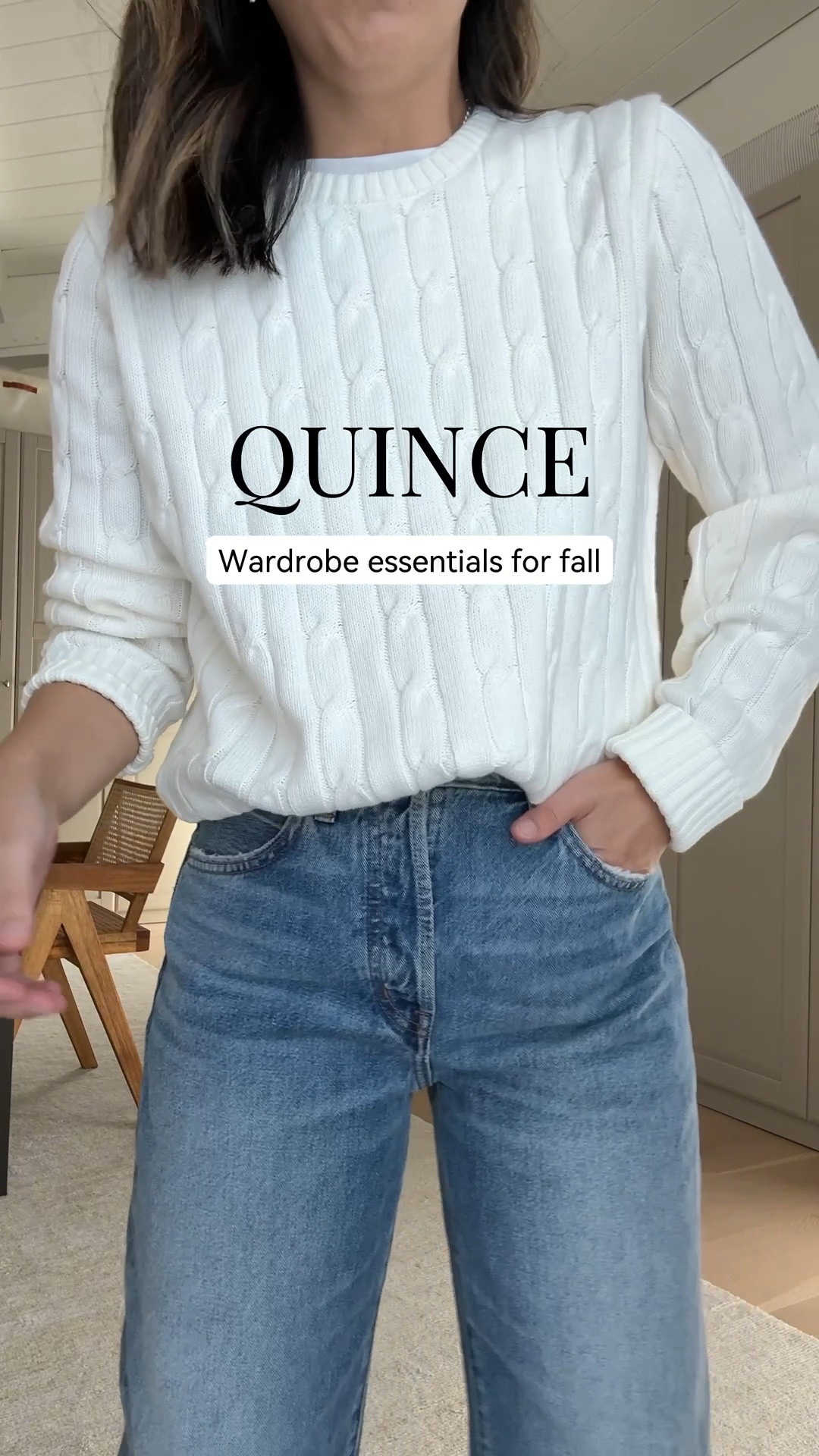 Fall essentials from @Quince - a classic cable knit, beautiful suede and leather bags, and the perfect cognac sneakers. So many good everyday pieces for the season. #quincepartner

Cable knit sweater small - size up for a roomier fit
Hudson suede tote
Marcella drawstring bag - sold out, linked similar
Cognac sneakers 6 - size up
Structured cardigan xs
Cashmere polo small

#LTKPetite