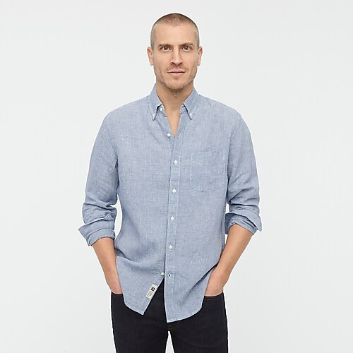 Slim Baird McNutt Irish linen shirt | J. Crew US