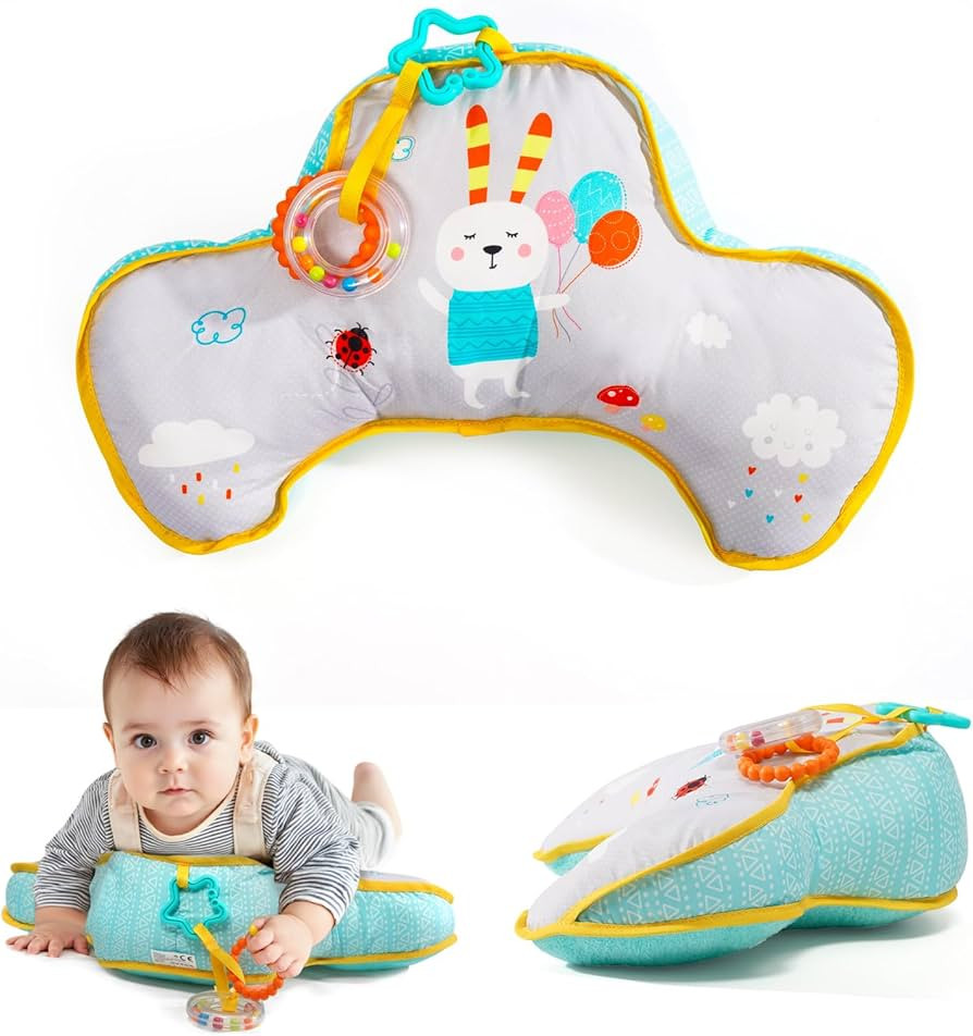 Montessori Sensory Crawling Toy for Newborns - Tummy Time Pillow with Ergonomic Design for Easier... | Amazon (US)