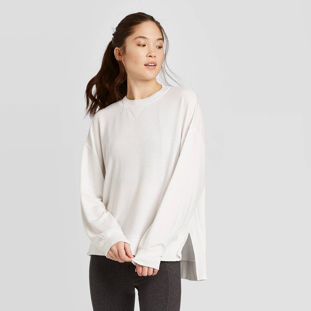 Woen's Cozy Long Sleeve Sweatshirt - JoyLab™ | Target