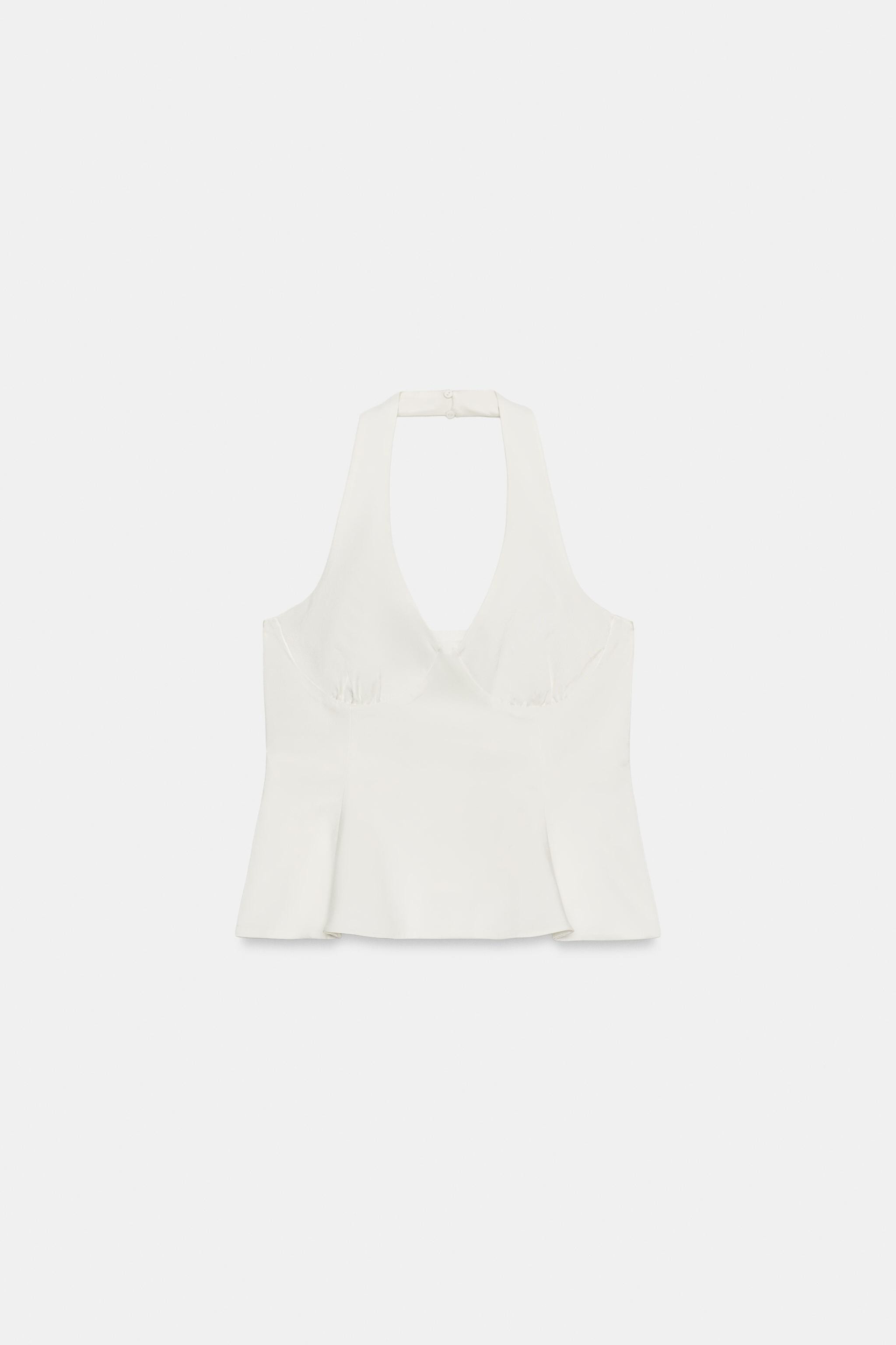 FITTED PEPLUM TOP | Zara UK