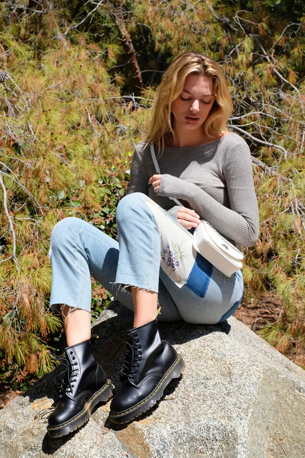 Dr. Martens 1460 Smooth Leather Platform Boot | Urban Outfitters (US and RoW)