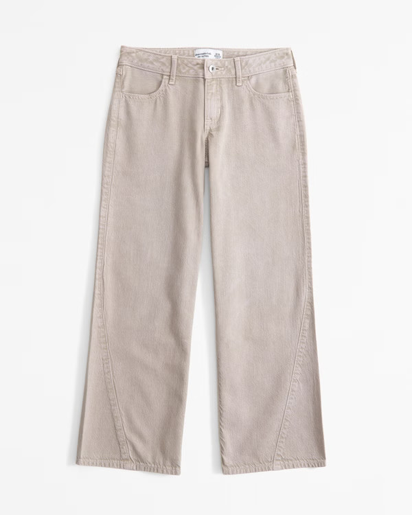 lightweight low rise baggy jeans | Abercrombie & Fitch (US)