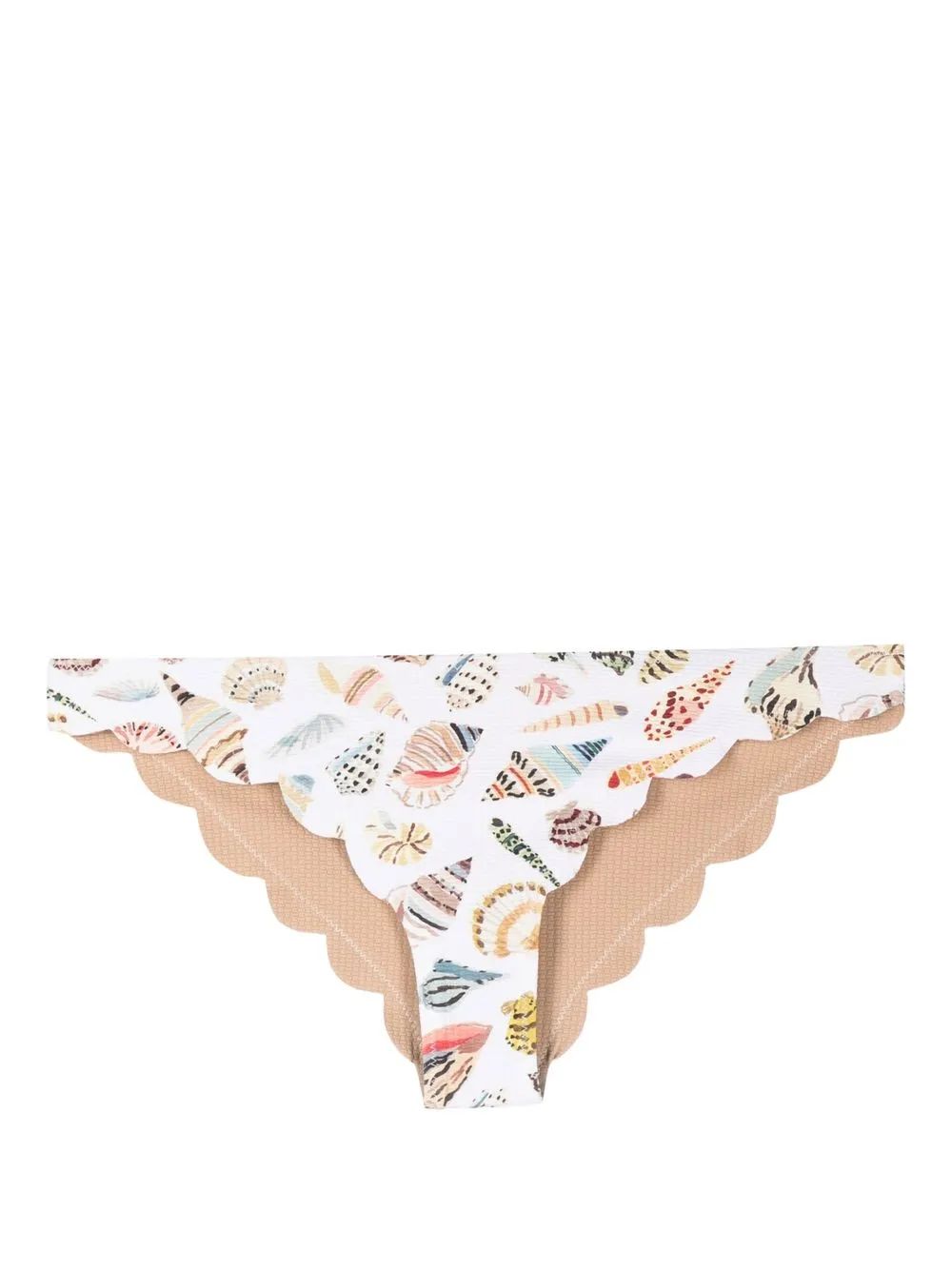 Marysia scalloped-trim Detail Bikini Bottoms - Farfetch | Farfetch Global