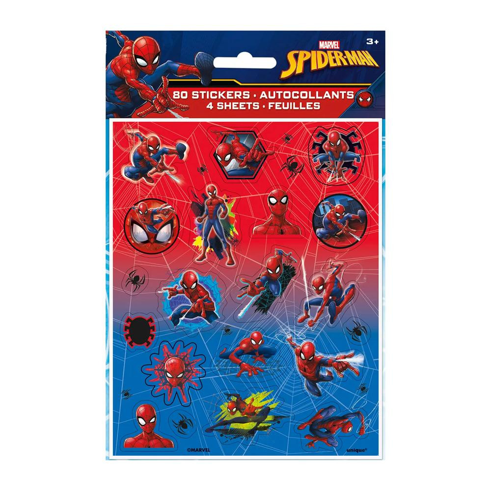 Marvel's Spider-Man(TM) Sticker Sheets - 4 Pc. | Oriental Trading Company
