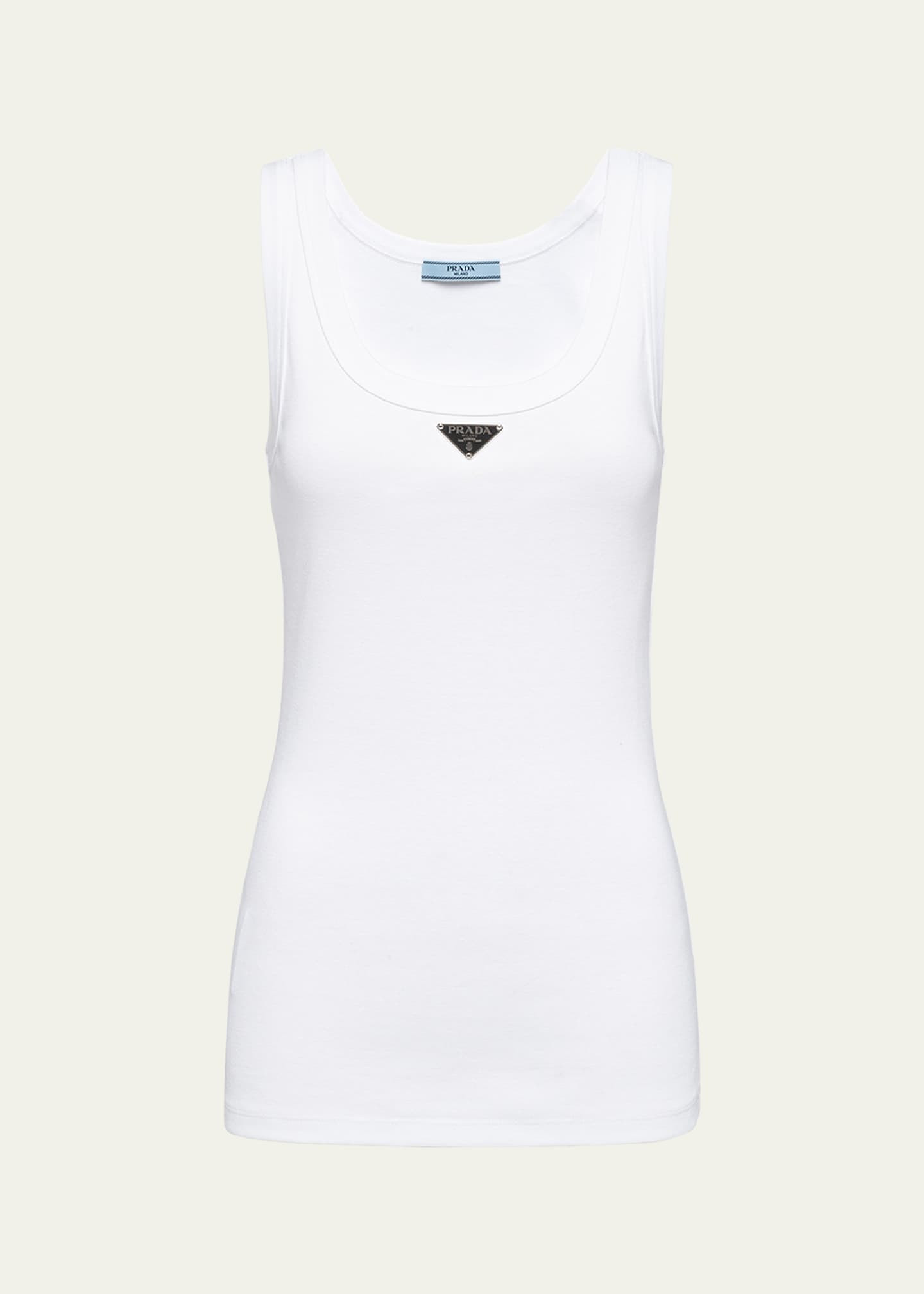 Prada Runway Logo Tank Top | Bergdorf Goodman