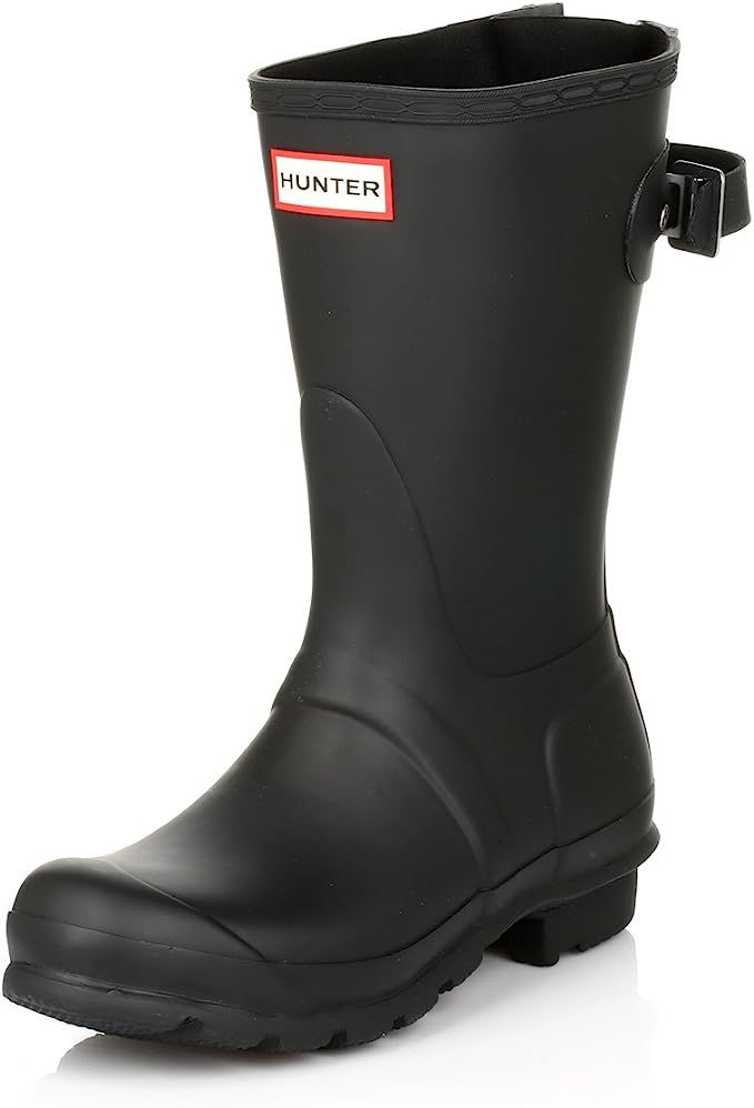 HUNTER Women's Original Short Back Adjustable Rain Boots | Amazon (US)