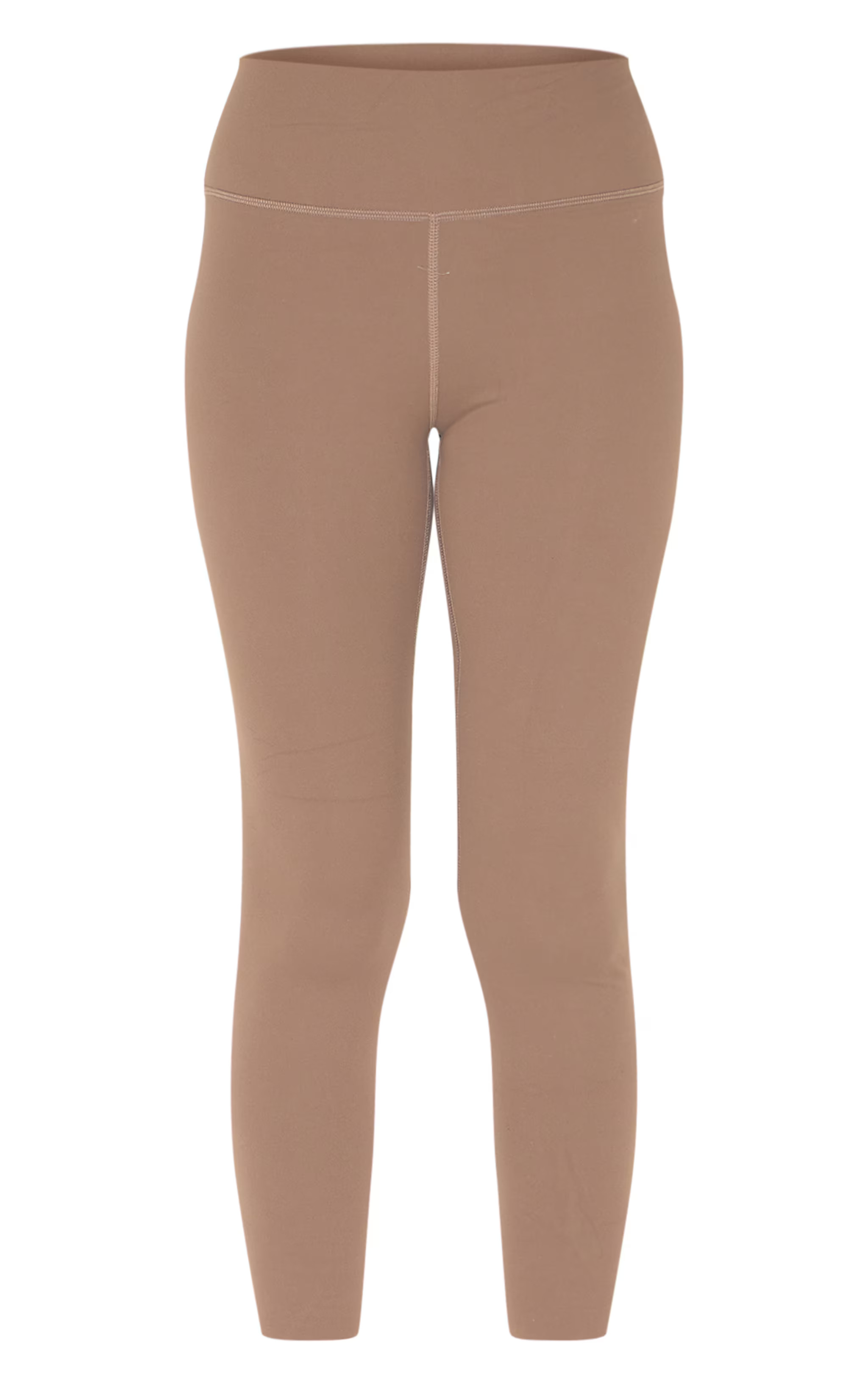 Brown Sculpt High Waist Leggings | PrettyLittleThing US