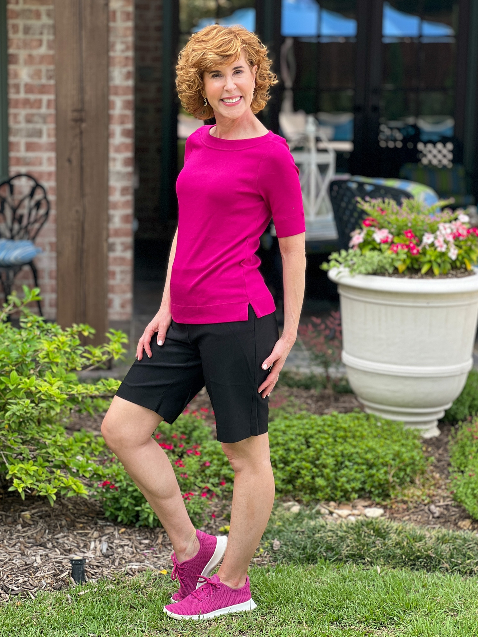 Have you shopped the big Memorial Day Sales? I have!

One of the best sales out there this weekend is at Chico’s! The So Slimming Brigitte 10" Shorts I'm wearing in this photo come in 7 colors and they're included in the sale. (IMO, they run large, so consider ordering a size down.) The other Chico’s style I love is this Pima Everyday Tee that comes in 9 colors. The sleeves are elbow-length, and the vented sides and longer length work great untucked or tucked!

#LTKsalealert #LTKSeasonal #LTKstyletip