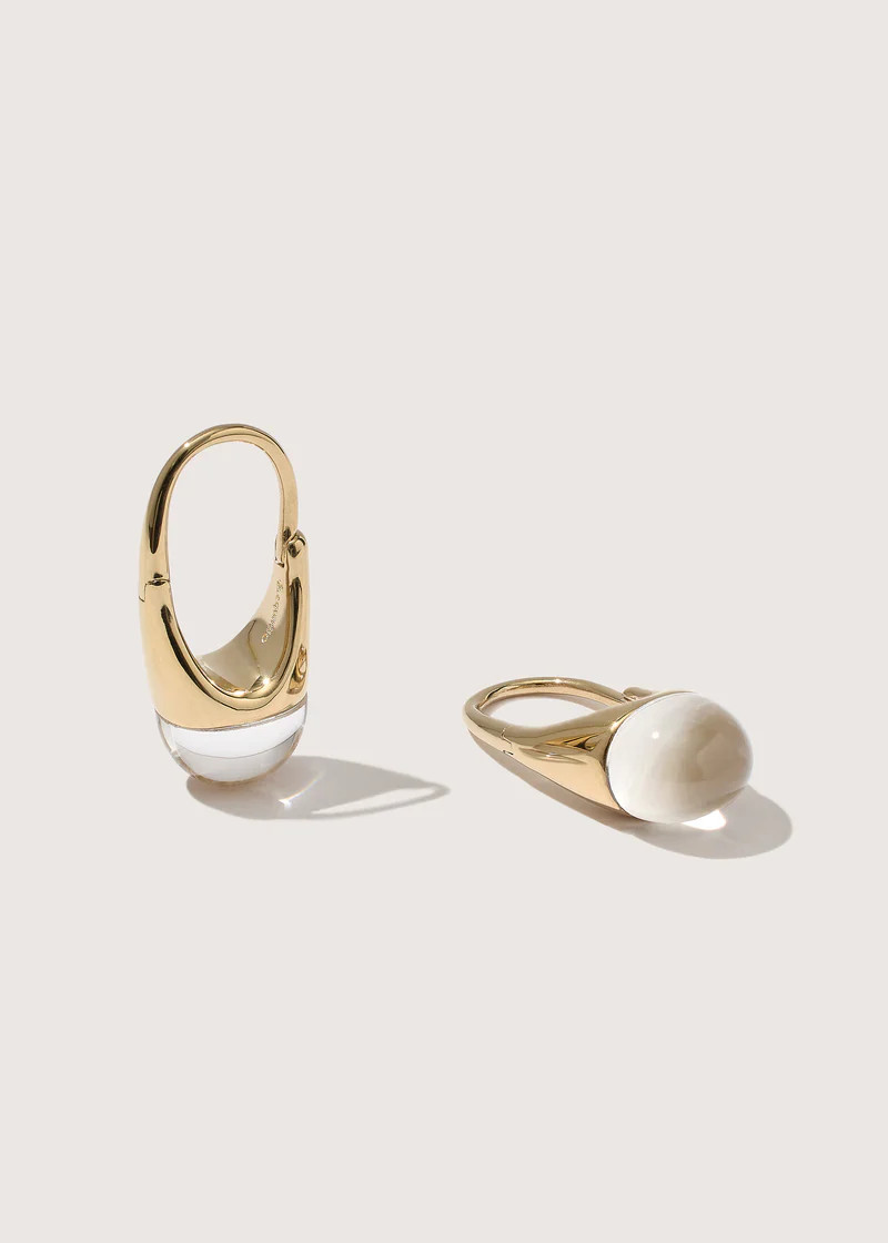 Roscida Quartz Earrings | Otiumberg