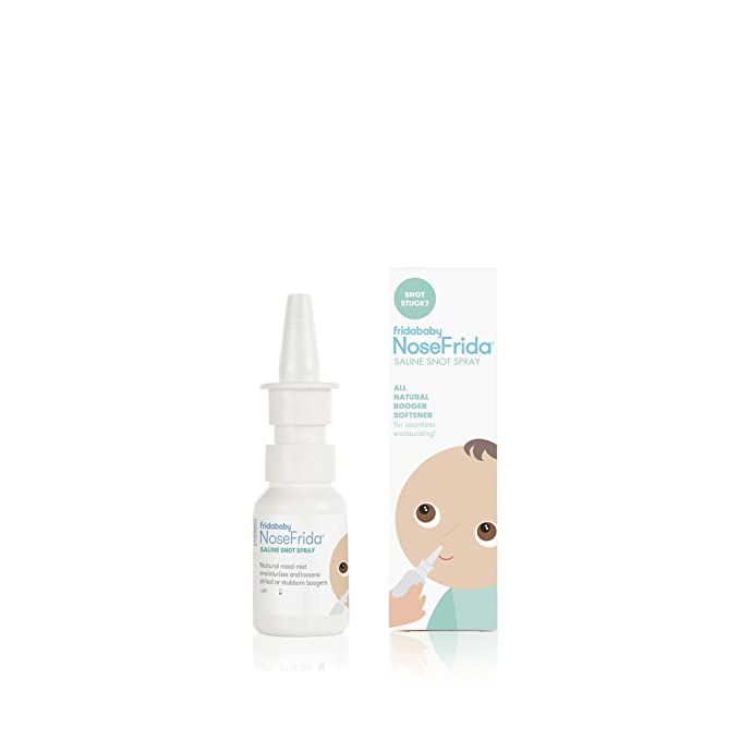 NoseFrida Saline Spray by Frida Baby Saline Nasal Spray To Soften Nasal Passages For Use Before N... | Amazon (US)