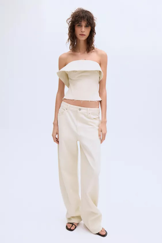 ZW COLLECTION BARREL HIGH-WAIST JEANS | Zara UK