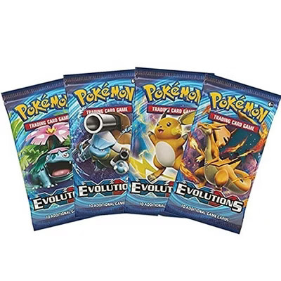 Pokemon XY Evolutions | 4 Booster Packs | Artwork Bundle | Target