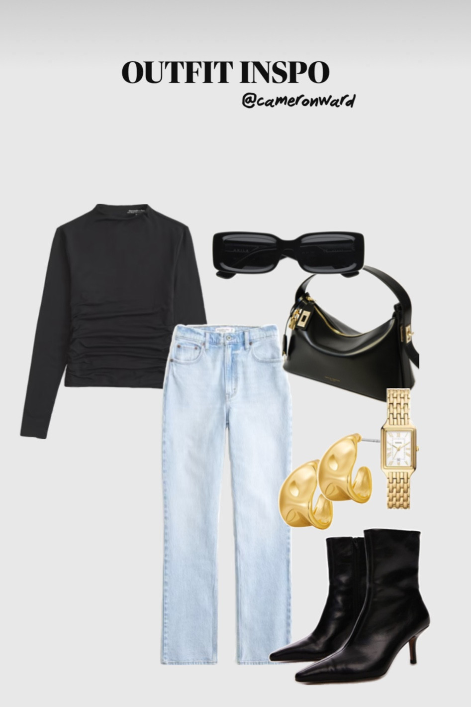 Abercrombie jeans, black long sleeve, black booties, black purse, fall outfit

#LTKShoeCrush #LTKStyleTip #LTKFindsUnder100