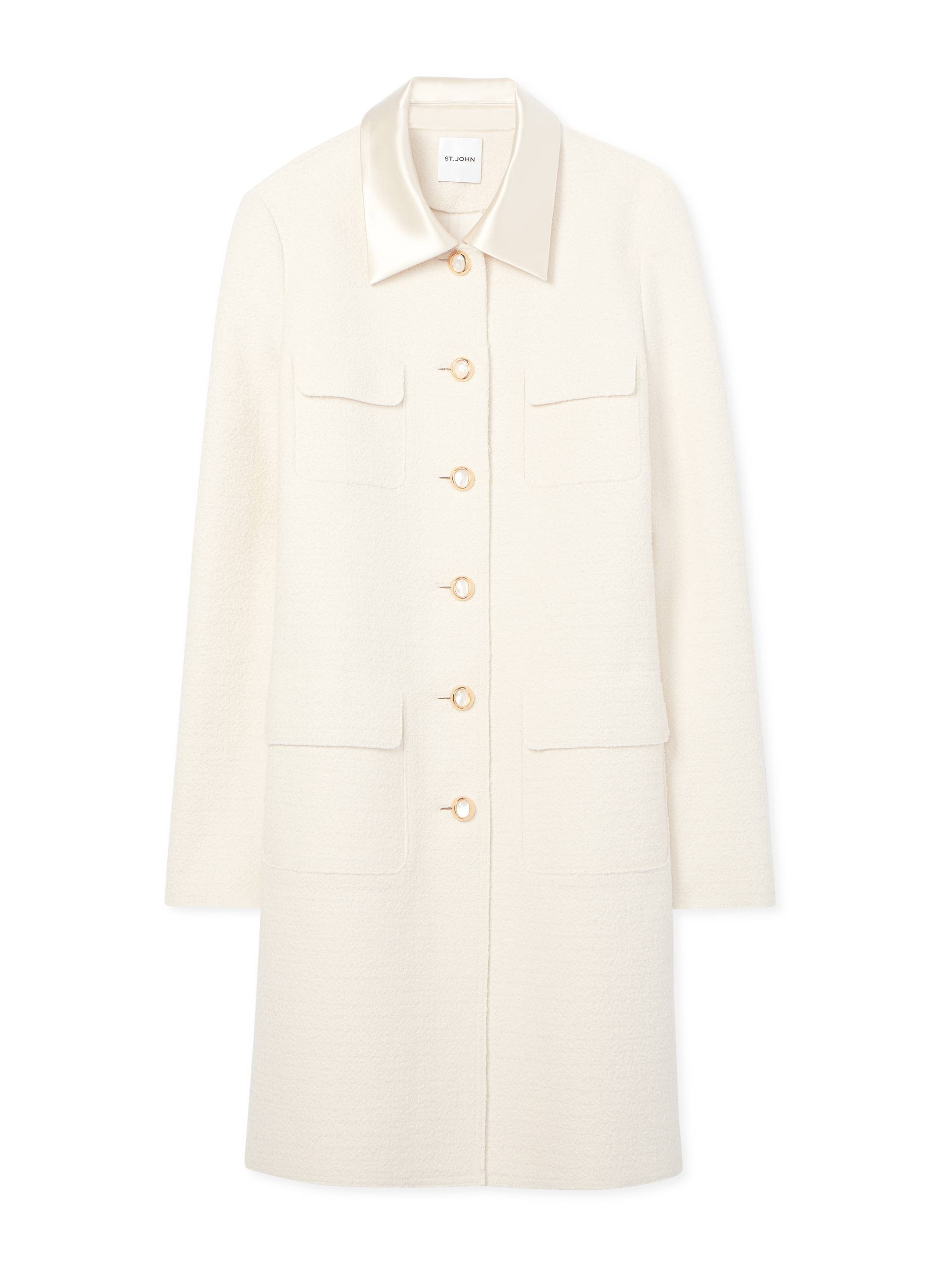 Tweed Long Jacket | St. John Knits