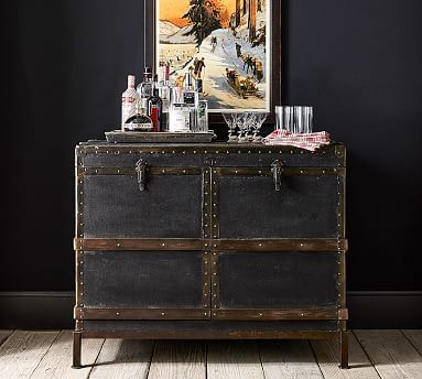 Ludlow 44.5" Trunk Bar Cabinet | Pottery Barn (US)