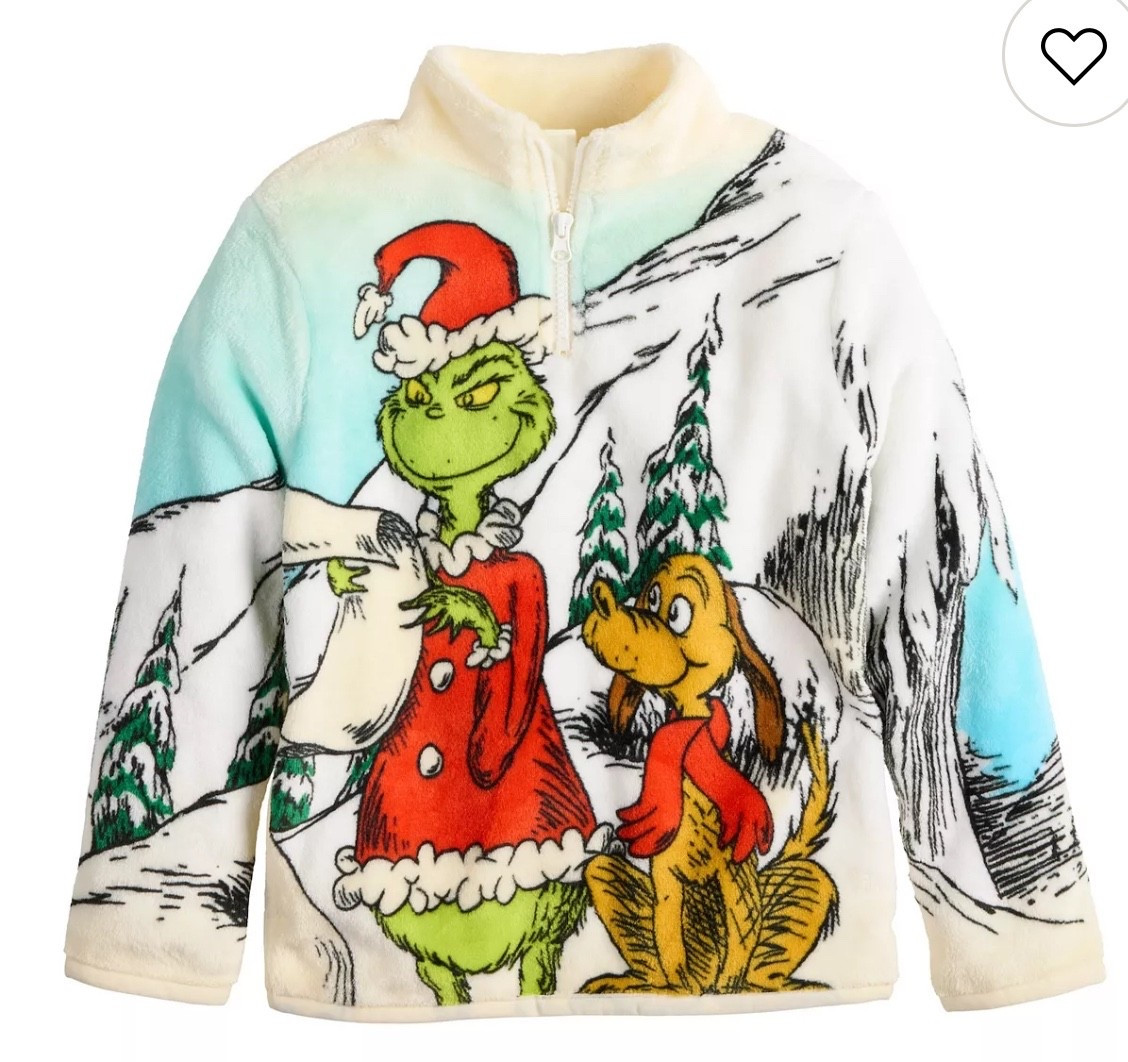 Boys Grinch 3/4 zip pullover 

#LTKHoliday #LTKKids #LTKSeasonal