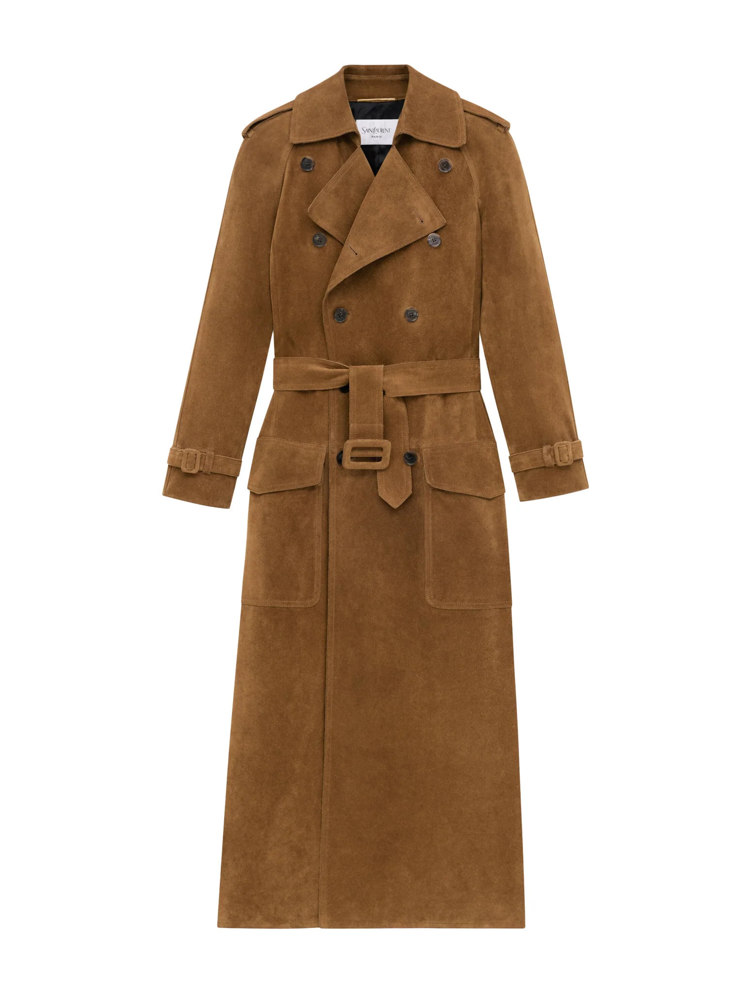 SUEDE TRENCH COAT - Saint Laurent - Woman | Suitnegozi INT