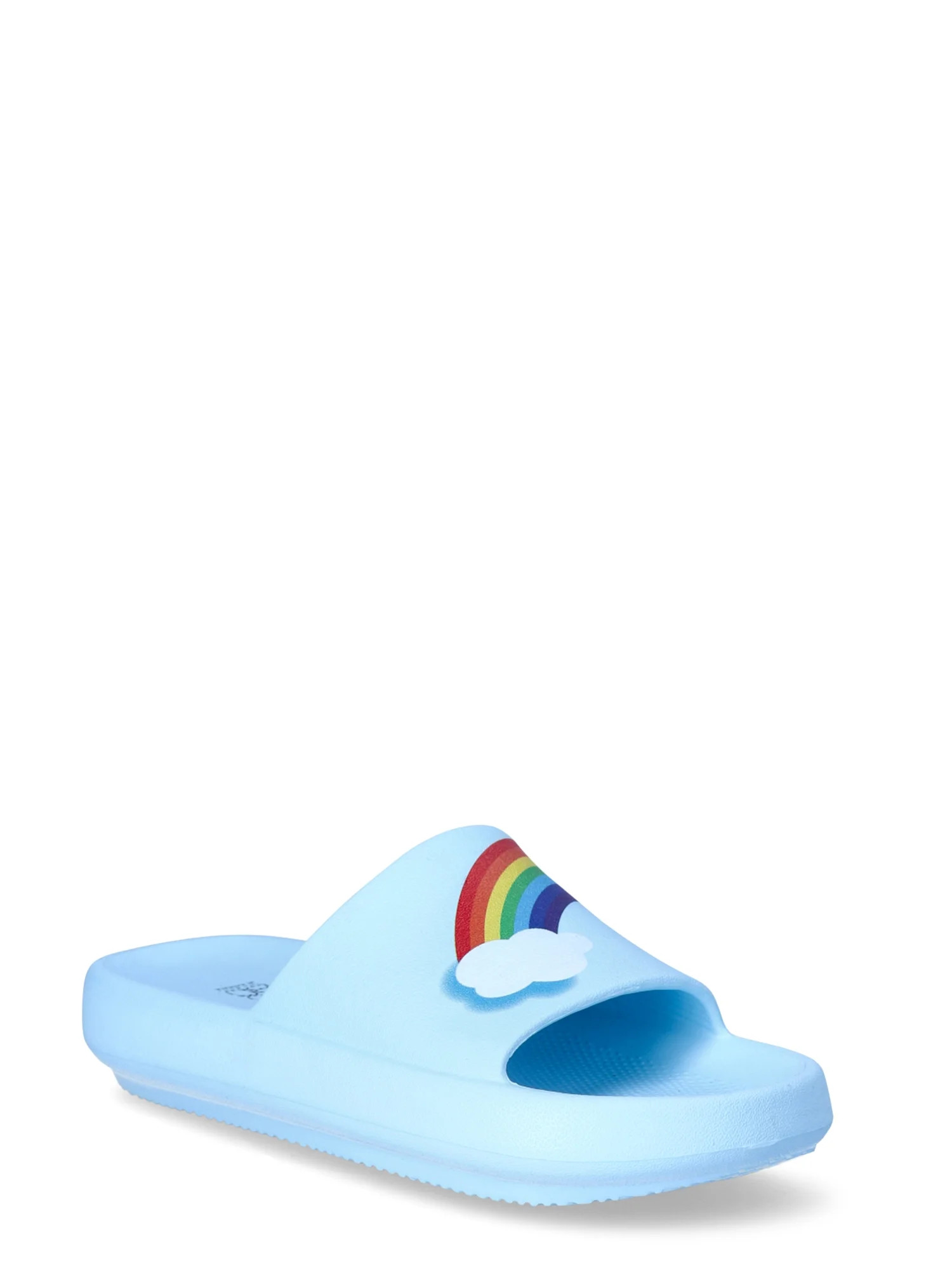 No Boundaries Women’s Rainbow Comfort Slides, Sizes 6-12 | Walmart (US)