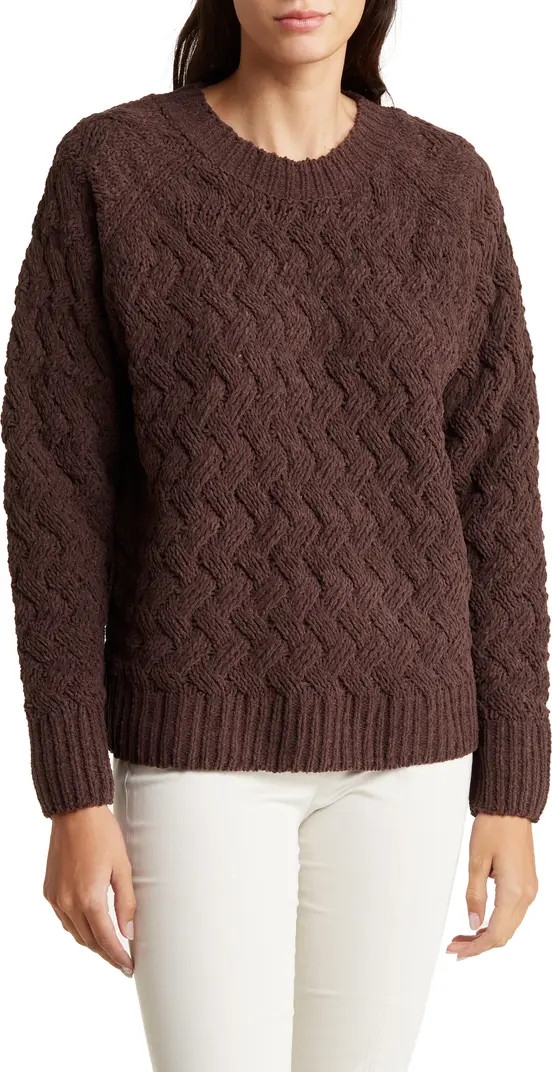 Chenille Cable Knit Sweater | Nordstrom Rack
