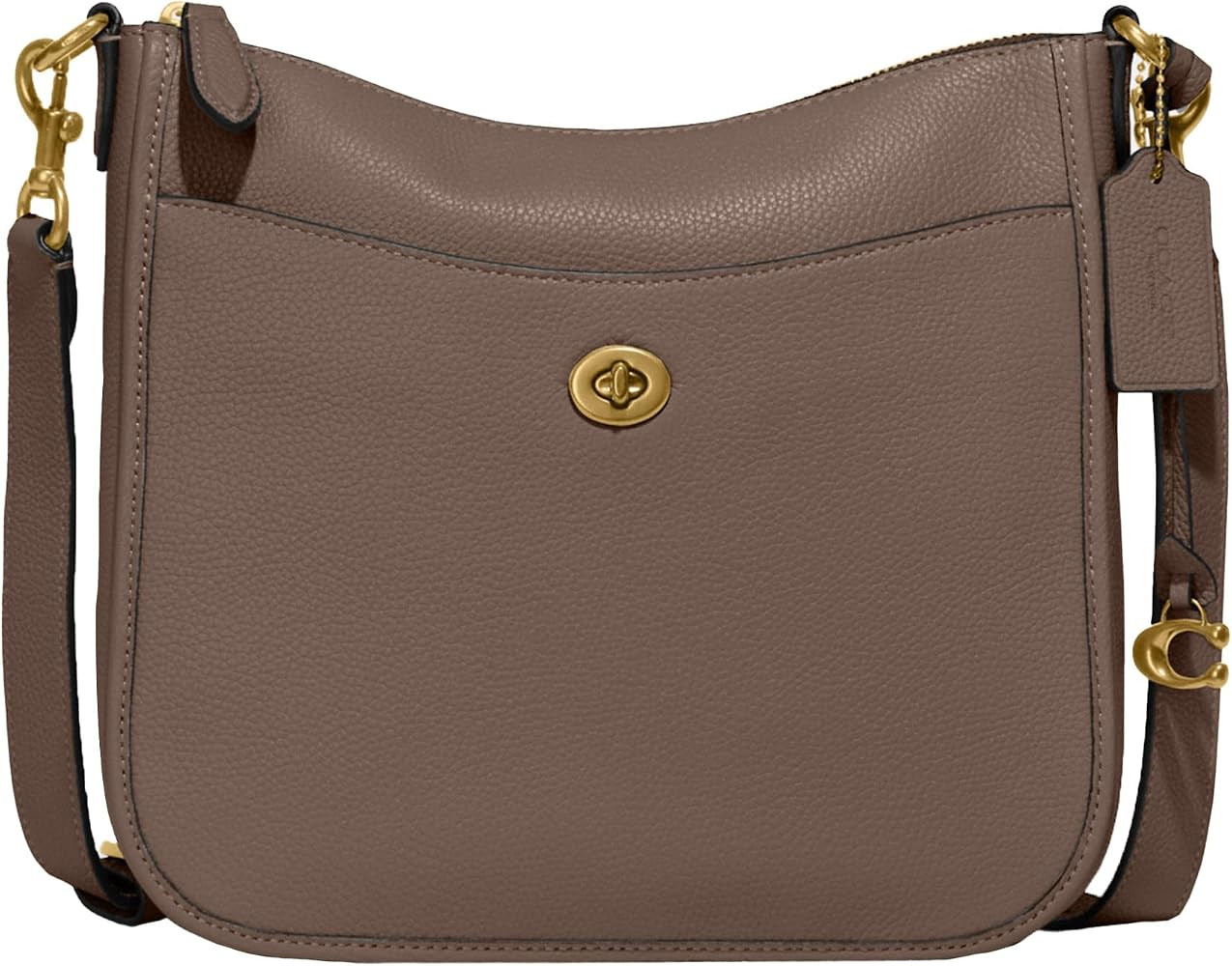 Coach Women's Polished Pebble Leather Chaise Crossbody | Amazon (US)