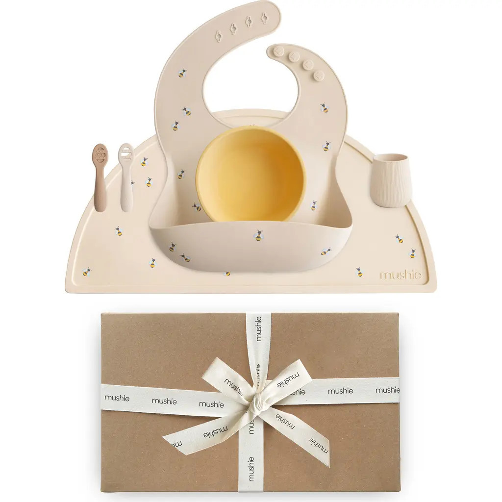 Mushie Stage 1 Feeding Kit in Bees at Nordstrom | Nordstrom