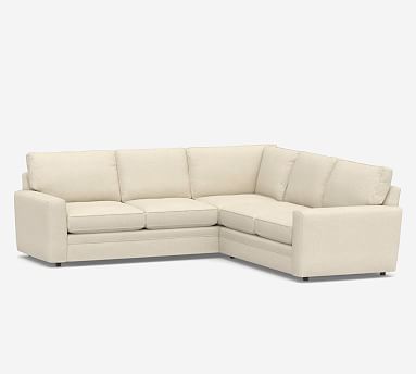 Pearce Square Arm Upholstered 2 Piece L-Sectional | Pottery Barn (US)