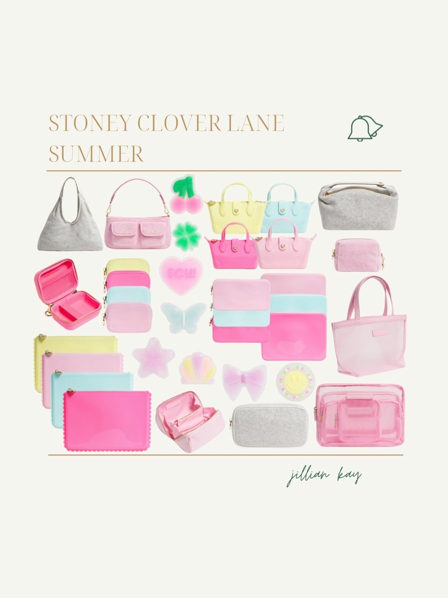 New Stoney Clover Lane Summer collection ✨ 

Terry, mesh and jelly styles! 

Ig: @jkyinthesky

#stoneyclover #stoneycloverlane #summerstyle #summeraesthetic #summeraccessories #summerbag 

#LTKItBag #LTKStyleTip #LTKTravel
